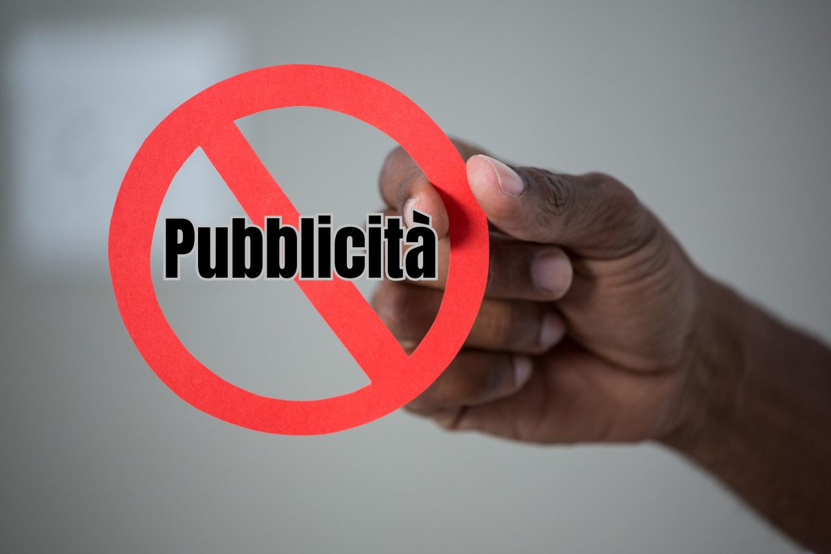 divieto su pubblicità